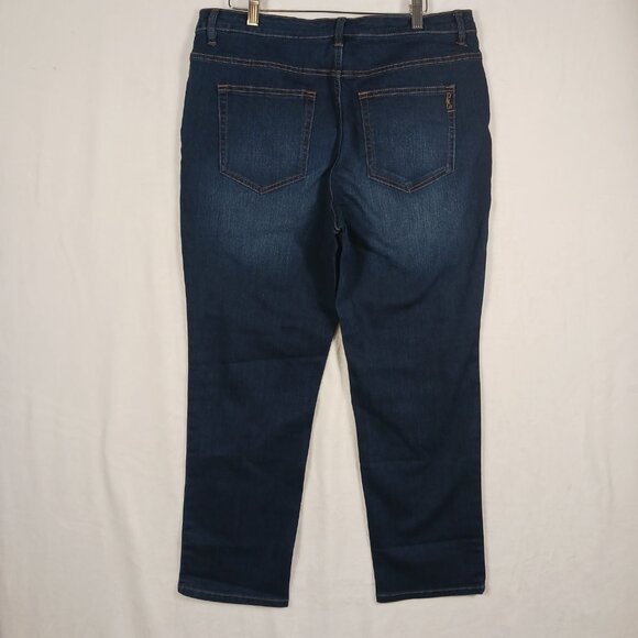Denim & Company 14P, Denim Jeans, Straight Leg - Picture 4 of 16